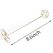Place Card Holder 8.6 Inch Table Number Card Holders Table Picture Photo Holder Stand Wire Memo Holder Clips Menu Note Name Holders for Wedding Party- 10pcs (Gold 23cm)