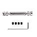 RC Car Drive Shaft, Metal RC Rear Middle Drive Shaft for FY-01/02/03/04/05 / Wltoys 12428/12423 Car Upgrade Part Accessory