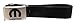 MOPAR Logo Brushed Silver/Black Web Belt 1.5" Wide