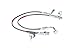 Rough Country - 89360S - Front Extended Stainless Steel Brake Lines for 4-6-inch Lifts for Chevrolet: 87-87 1/2-Ton Pickup 4WD, 87-91 1/2-Ton Suburban 4WD, 87-87 3/4-Ton Pickup 4WD, 87-91 3/4-Ton S...
