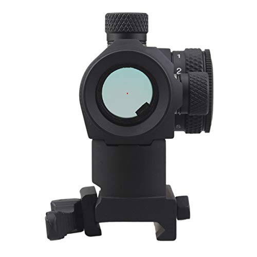 TAC Vector Optics Maverick 1x22 T-1 Tactical Compact Red Dot Sight Scope with Quick Release QD Mount for Rifles Handguns Airsoft Color Black - Thumbnail 3