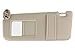 SouthWit Drivers Left Sun Visor Compatible with 2007 2008 2009 2010 2011 Toyota Camry/Hybrid Sunvisor #74320-06780-B0 - Tan Beige (NO SUNROOF)