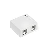 Leviton 41089-2WP QuickPort 2-Port Surface-Mount