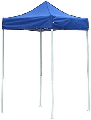 OTLIVE 5'x5' Canopy Tent Commercial Event Easy Up Pop Up Adjustable Portable Tent w/Carry Bag (Blue)