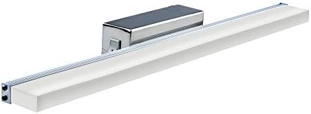 Bathroom Vanity Mirror Light, 7W Make-Up Mirror Front Light Acrylic Rectangle Tube Light Fixture for Bathroom Vanity Lighting Sainless Steel Base Mirror Lamp Wall Light, Daylight 6000K