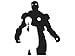 Iron Man Tony Stark Vinyl Decal Sticker | Cars Trucks Vans Walls Laptops Cups | Black | 5.5 X 4.6 Inch | KCD1215