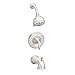 Pfister 8P8WS1PDKK Pasadena 1-Handle Tub and Shower Faucet Set With Valve and Cartidge in Brushed Nickel