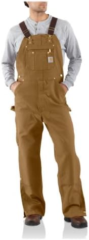 新品　carhartt duck bib overall 36×32 Amazon.com: Carhartt Men's FR Duck Bib Overall, Carhartt Brown