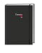 Termine Tages-Kalender classic schwarz A6. 2014 - Heye