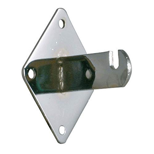 Dazzling Displays Chrome Gridwall Mount Brackets For Grid or Slatgrid Panels - Box of 12