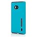 Incipio DualPro Case for Nokia Lumia Icon - Retail Packaging - Cyan/Gray