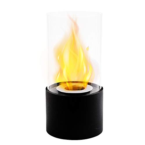 JHY Design Tabletop Fire Bowl Pot|Indoor/Outdoor Portable Tabletop Fireplace-Clean-Burning Bio Ethanol Ventless fire Pit