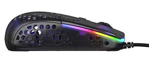 XTRFY MZ1, Ultra-Light Wired Gaming Mouse, Cutting-Edge Pixart 3389 Sensor, Unique Shape for Optimum Aim, Adjustable RGB Lighting, Zy’s Rail Edition