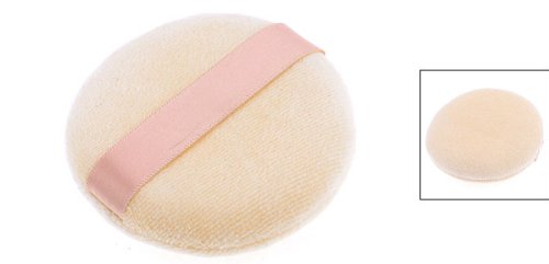 FOREVER YUNG Women Facial Cosmetic Tool Round Light Pink Sponge Powder Puff