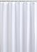LiBa Mildew Resistant Fabric Shower Curtain and Antimicrobial, 72x72 (White) primary