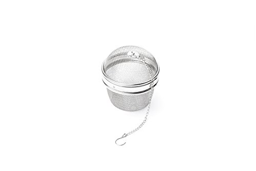 Fox Run - 5143 Fox Run Spice Infuser/Tea Ball, 3 x 3 x 3 inches, Metallic