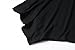 LARACE Womens Swing Tunic Tops Loose Fit Comfy Flattering T Shirt (2X, Black)