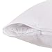 Mellanni Cotton Pillow Cases w/Zipper - Set of 2 Standard Pillow Covers, Protectors 20 x 30 Inches (2-Pack Queen, White)