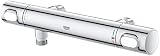 GROHE Precision Flow Exposed Thermostatic Shower Mixer Bar Valve Chrome view 4