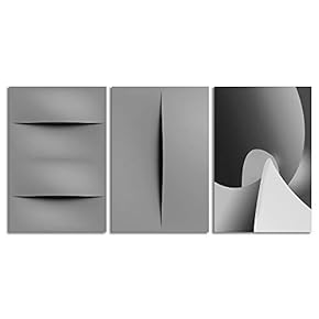 3 Piece Canvas Wall Art-Abstract Geometric-Canvas Prints Home Artwork Decoration for Living Room,Bedroom - 16"x24" x 3 Panels