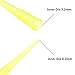 Eowpower 1000 Pieces Clear Yellow 200 ul Laboratory Lab Plastic Liquid Pipette Pipettor Tips