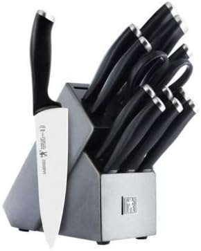 New 14-pc. Silvercap Knife Block Set (J.A. Henckels International)