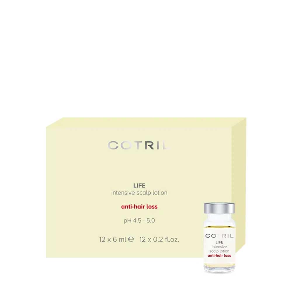 Cotril Scalp Care Life Anti-Hair Loss Scalp Lotion 12 x6ml - lozione intensiva anticaduta