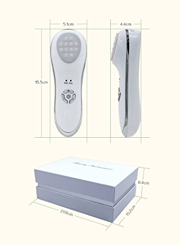 Facial Massager 6 Light Therapy Treatment Facial Beauty Skin Care Photon Therapy Vibration Massager For Whitening, Exfoliating,Pimple Zit Extractor All Skin Care