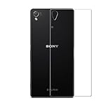 Sony Z3 Screen Protector ,Coolreall Tempered Glass Back Cover Protector Guard for Sony Xperia Z3 (0.33mm HD Ultra Clear)
