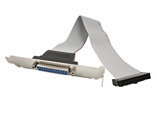 image for SinLoon DB25 Adapter with Bracket to IDC 26 Pin Ribbon Cable, Motherbo