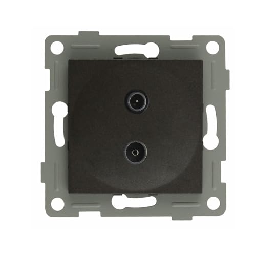 S-EMPOT. GRAFIT TV/FM-SAT.INTERM. Stilvolles und funktionales Gerät, ideal für die diskrete und effiziente Integration Ihrer TV- und Satellitenverbindungen.