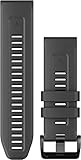 Garmin QuickFit 26 Graphite Silicone Band