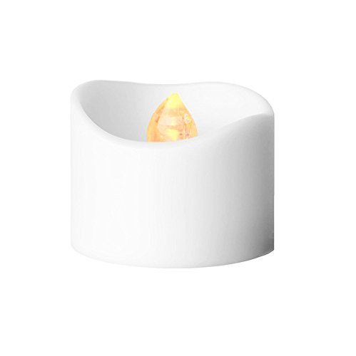 Instapark Pack of 24 Flameless LED Tea Light Candles, Realistic Flickering Amber Yellow Battery Powered Bulb Tealight Perfect for Seasonal Décor Parties Celebrations and Special Events - Thumbnail 2