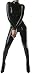 AvaCostume Women's Latex Catsuit Bodysuit Unitard Tights, M, Black
