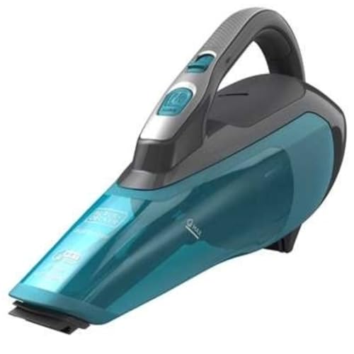 Black & Decker WDA320J-QW WDA320J-QW-Aspirador de Mano GEN 9,5 con accesios para líquidos y solidos 10,8 2Ah. Boquilla extensible y cepillo. Cargador tipo Jack