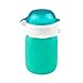 Aqua 3.5 oz Squeasy Snacker Spill Proof Silicone Reusable Food Pouch - for Both Soft Foods and Liquids - Water, Apple Sauce, Yogurt, Smoothies, Baby Food - Dishwasher Safe