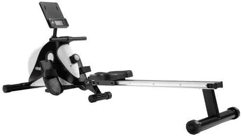 genericc Water Rower Rowing Machine,Wooden Indoor Row Machine with LCD Monitor for Home Full Body Exercise