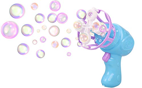 Avando Bubble Gun Shooter Bubble Blowing Gun for Kids with 2 Bubble Solutions