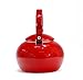 Reston Lloyd Enamel Teakettle Non-Whistling, 2 Quart, Red