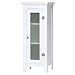 White Three Level Storage Cabinet 13.75x11.75x33