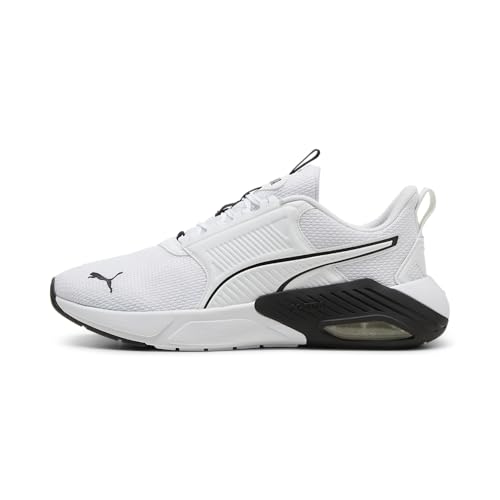 X-Cell Nova FsRoad - Tenis Unisex para Correr, Blanco (Puma White)/Negro (Puma Black), 42 EU