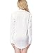 ETAOLINE Womens Nightshirt Lingerie Chiffon Sleep Shirt Robe Blouse Sleepwear