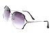 Goson Women's Gradient Oversize 65 mm Sunglasses