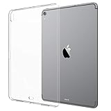 Luvvitt iPad Pro 11 Case Clarity Flexible TPU Slim and Light Back Cover for Apple iPad Pro 11 in 2018 - Clear (Updated Version - Camera Cutout and Buttons Fixed)