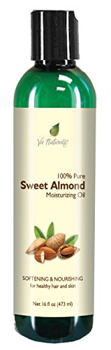 UPC 739615328987, Sweet Almond Oil for Skin, Hair, Massage, &amp; Cooking - 100 % Pure Hexane Free - No Fillers, Dyes or Artificial Ingredients of Any Kind - 16 Fl Oz