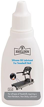 Sheldon Silicone Oil Lubricant For Treadmill Belt (White, 25 Ml) (25 ml = 0.85 oz)