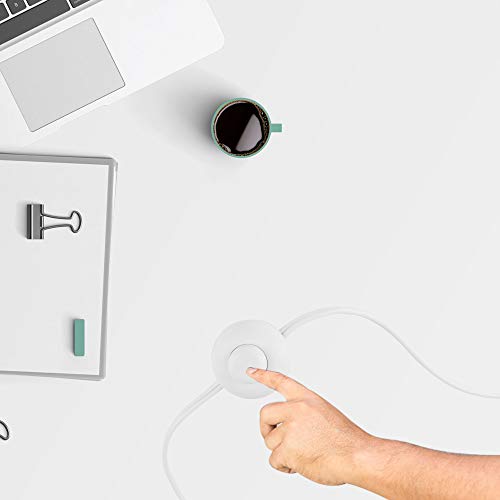 12 Feet Extension Cords, 3 Outlets Power Cord with Hand/Foot Switch, 16AWG 13A/125V/1625W,Safety