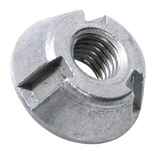 (15pcs) 8mm T-Groove Tamper Proof Security Nuts 316/A4 Stainless Steel by BelMetric NTGROOVE8SS