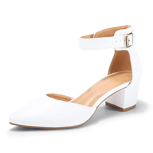 low block heel pointed toe