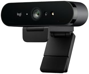 Logitech Brio Stream Webcam, Ultra HD 4K Streaming Edition, 1080p